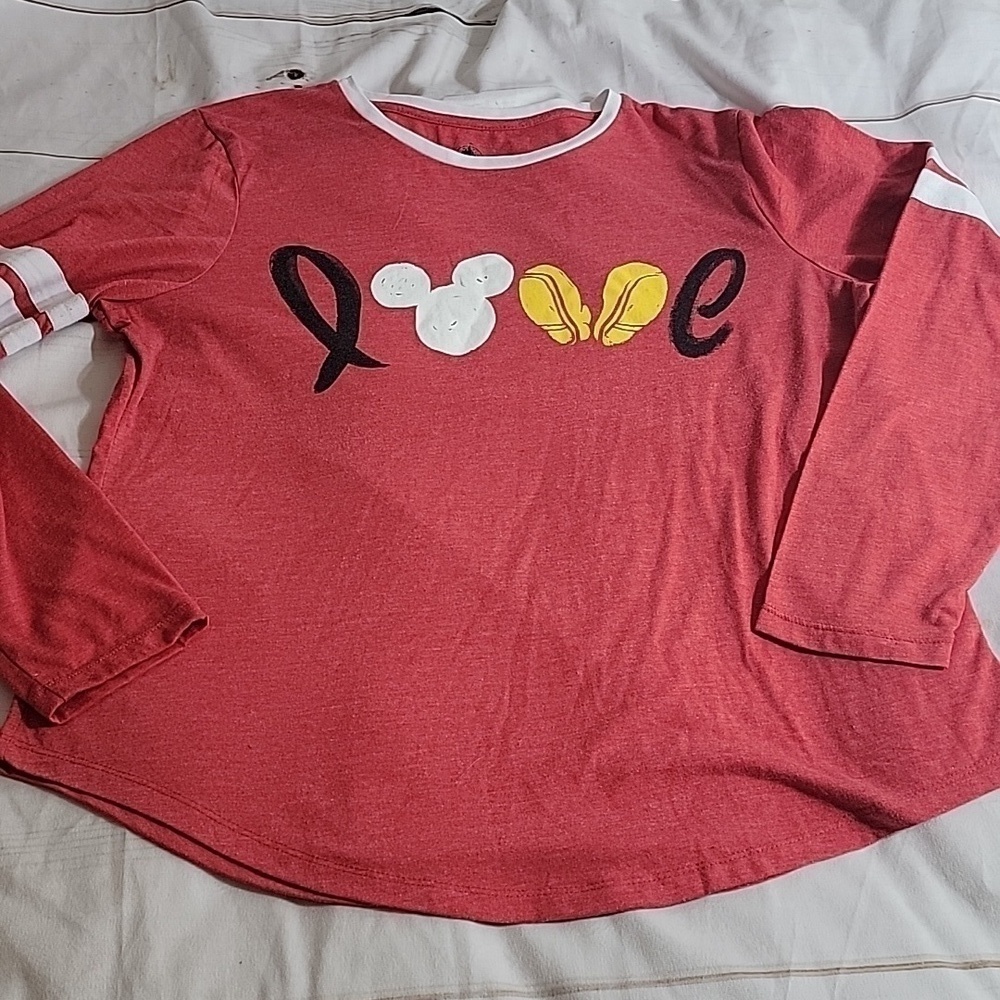 Disney Parks Mickey Mouse Love Long Sleeved Tee size XL